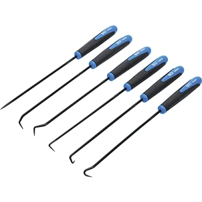 Image of BGS 70046 Hook Set extra long 245 mm 6 pcs.