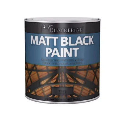 Image of Blackfriar BKFMB500 Matt Black Paint, 500 ml