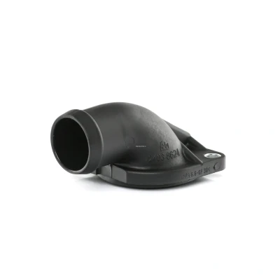 Image of 055121011, 055121011A, 055121121, 055121121A, 055121121C Coolant Flange FEBI BILSTEIN 12403 Plastic VOLKSWAGEN: Corrado, Transporter 4, GOLF 2