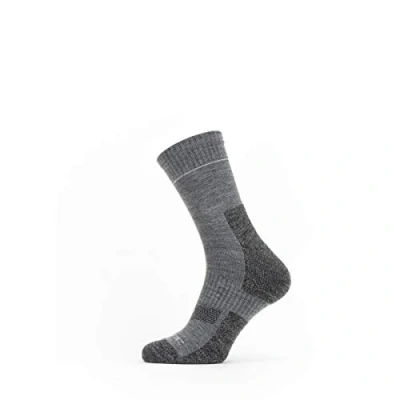Image of SEALSKINZ Unisex Solo QuickDry Ankle Length Sock Grey, Medium