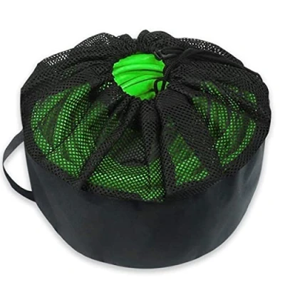 Image of Yuehuamech Garden Hose Storage Bag RV Organizer Mesh Heavy Duty Pipe Cable Carry for Caravans Gardening Equipment Water Hoses Sewer