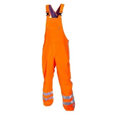 Image of Utting Sns High Visibility Waterproof Bib &amp; Brace Orange XXL