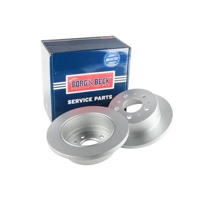 Image of Borg &amp; Beck BBD4609 Brake Disc Pair (Rear): Peugeot Boxer 06