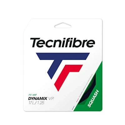 Image of Tecnifibre Dynamix VP Squash String 1.25mm Black 10m Set
