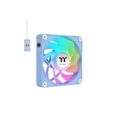 Image of Thermaltake CT120 EX Reverse ARGB Hydrangea Blue 3 Fan Pack