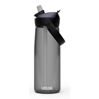 Image of CamelBak Thrive Flip Straw 25oz Water Bottle with Tritan Renew Easy Carry Top, Charcoal