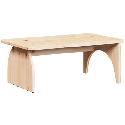 Image of vidaXL Coffee Table Natural Solid pine wood
