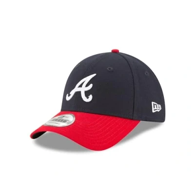 Image of New Era 9Forty Cap MLB LEAGUE Atlanta Braves navy