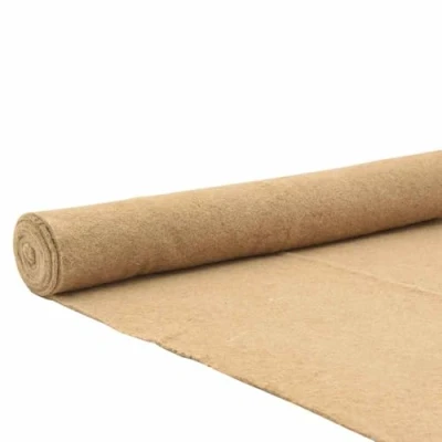 Image of vidaXL Hemp Mat for Rodents 1x5m 5mm Durable Brown 100% Fiber Matting Rabbit, Guinea Pig, Hamster Cages &amp; Carriers Customizable, Hygienic, Natural