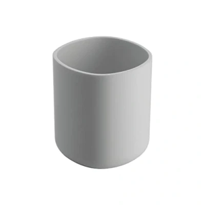 Image of Alessi Toothbrush Holder, Stainless Steel, White, One Size