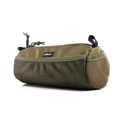 Image of Lumiere &amp; Co. Green bike Handlebar bag, Front Bicycle Mountain accessories, bags for bicycles, bicycles handlebar, bag storage