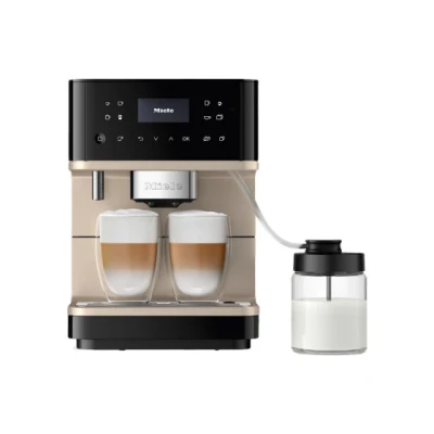 Image of Miele CM6360 Countertop coffee machine With WiFi and milk container Black/Clean Steel Metallic
