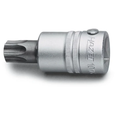Image of HAZET 1012 T100 Torx Profile T 100 Screwdriver Socket Set CVD Tin Coated