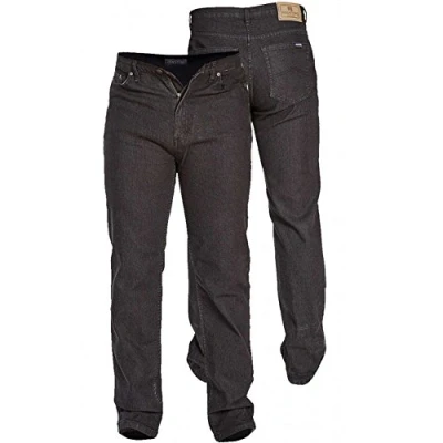 Image of Duke Men&#039;s D555 Rockford Carlos Stretch Jeans Black 60W X 30L