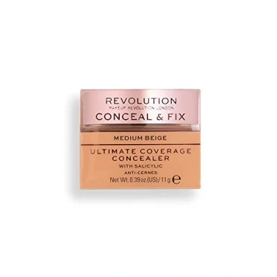 Image of Revolution Beauty London, Conceal and Fix, Ultimate Coverage, Concealer, Medium Beige, 11g