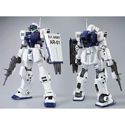 Image of Bandai MG 1/100 RGM 79SP GM Sniper 2 WHITE DINGO TEAM CUSTOM Plastic kit