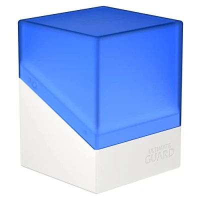Image of Ultimate Guard Boulder Deck Case 100+ SYNERGY Blue/White