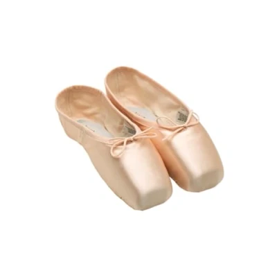 Image of Bloch 131 serenade pointe shoes size 5 c width free ribbon