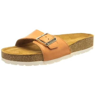 Image of bugatti Women&#039;s Bolli Revo Flip Flop, Orange,3.5 UK