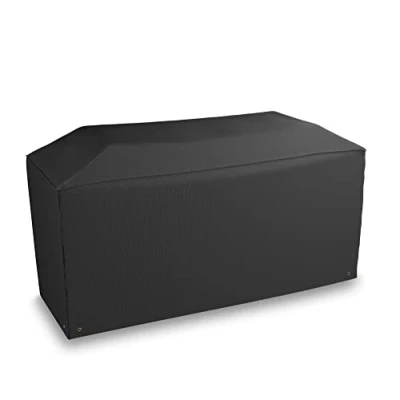 Image of Bosmere All Weather BBQ Grill Cover, 100% Waterproof, UV Protected, Heavy Duty 600D Oxford Fabric, L165 W63 H90cm, A723C