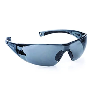 Image of Riley Kosma Protective Safety Glasses for Work Rubber Coated Lightweight and Adjustable Sport Style Clear Goggles
