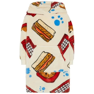 Image of Paddington Bear Oversized Wearable Blanket Hoodie 3 4 Years 104cm Multicolor