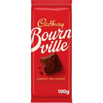 Image of Cadbury Bournville Dark Chocolate Bar, 100 g