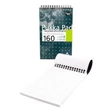 Image of Pukka Recycled Shorthand Notebook Reporter Pad 160 page Pack of 3