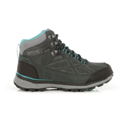 Image of Regatta Women&#039;s Chaussures Techniques Basses Samaris Suede Hiking Boot, Briar/Atlantis, 4 UK