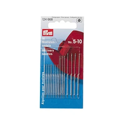 Image of Prym Millinery Needles, Gold, Silver, One Size