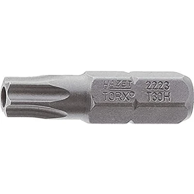 Image of HAZET 2223 T25H 25 mm T 25 H Tamper Resistant Torx Profile Bit Multi Colour