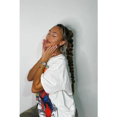 Image of Lullabellz Grande Hair Braid, 26 Inch Length, Mellow Brown