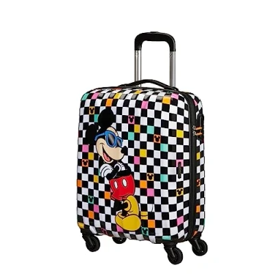 Image of American Tourister Hypertwist, Spinner S, Handgepäck, 55 cm, 36 L, Mehrfarbig (Mickey Check)