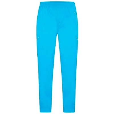 Image of Mac in a Sac Origin II Packable Waterproof Full Zip Overtrousers for Men &amp; Women Lightweight and Breathable Rain Trousers That Packs into its own Bag Neon Blue XXL