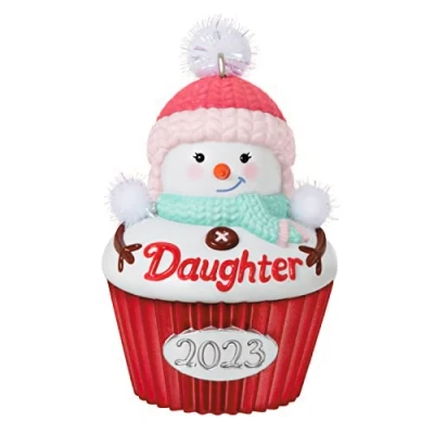 Image of Hallmark Keepsake Christmas Ornament 2023, Daughter Cupcake, Family Gifts