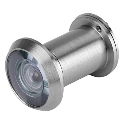 Image of Home Security Door Viewer Optical Glass 220 Degree Wide Angle Scope Viewer(silver)