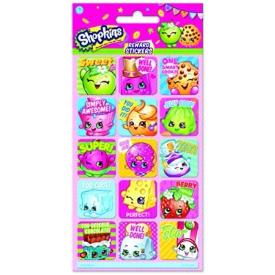 Image of Shopkins 01.70.12.031 S Reward Sticker Pack, Multi Coloured