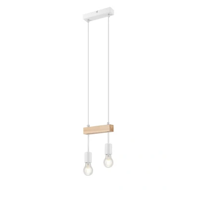 Image of Orazio Industrial Spotlight Bar White, 2x E27