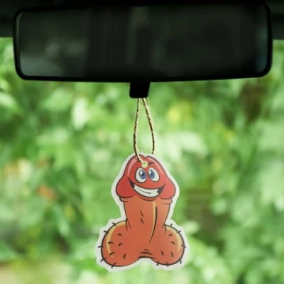 Image of SMELLY KNOB Car Air Freshener Rude Gift For Him Boyfriend Husband Birthday Adult Fun Man Men Dad Christmas Stocking Filler Secret Santa Idea Girlfriend Wife Womens