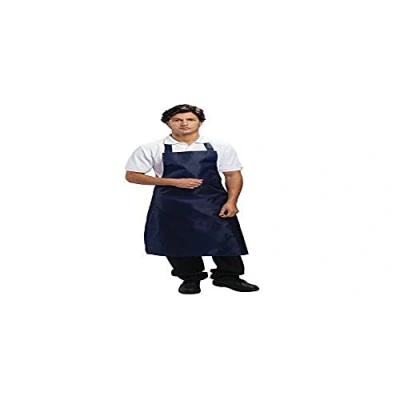 Image of Whites Chefs Clothing A543 Poly Cotton Apron, Navy Blue