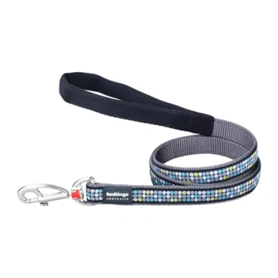 Image of Red Dingo Dog Leash Style Modern ON Cool Grey 15 mm x 120 cm