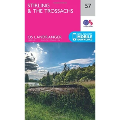 Image of OS Landranger 57 Stirling &amp; The Trossachs Map