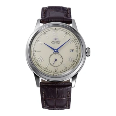 Image of Orient &quot;Bambino Version 7 Small Seconds 38.4mm Automatic/Hand Winding Dress Watch, Champagne, Japanese