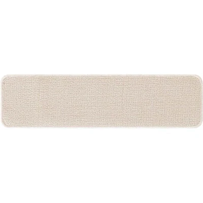 Image of vidaXL Stair Mats with Latex Backing Cream 20x75 cm
