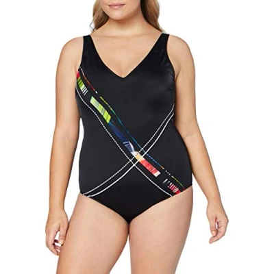 Image of Fashy Ladies Multi Patterned Swimsuit 46C