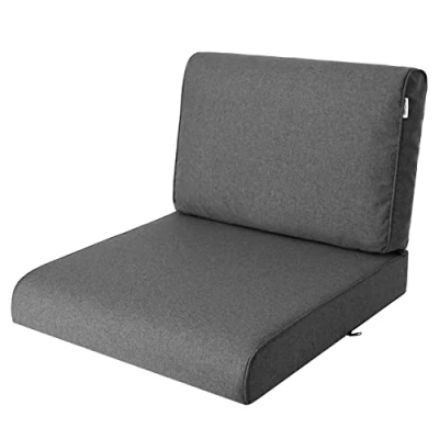 Image of PillowPrim, Chair Cushion for Rattan Chair, Outdoor, Pallet Cushion, Seat Furniture, Graphite, 70 x cm