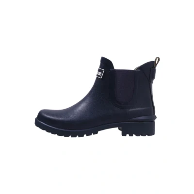 Image of Barbour Wilton Wellies, Women&#039;s, Size: 8, Navy Natural rubber