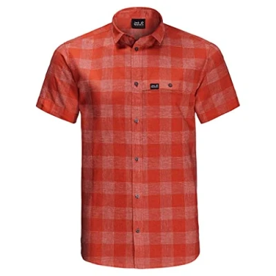 Image of Jack Wolfskin Highlands Shirt Chili Checks S
