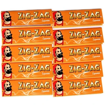 Image of 2XLiquorice Cigarette Rolling Papers 10 Packets