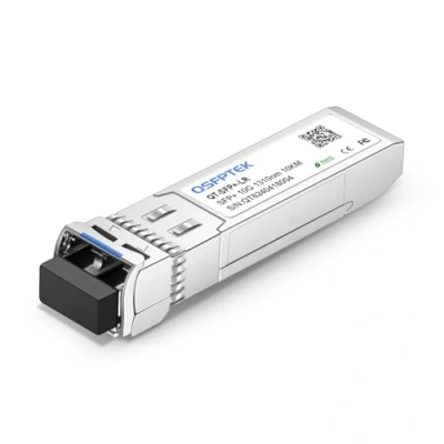 Image of QSFPTEK 10G LR 10km SFP+ Module 10GBASE 1310nm DDM LC 10gb Transceiver for Cisco SFP LR, Ubiquiti UF SM 10G, Mikrotik, Netgear, Zyxel, Qnap NAS, D Link, and Other Open Switches